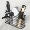 mDesign Steel Wall Mount Hair Dryer Storage Organizer Basket Holder